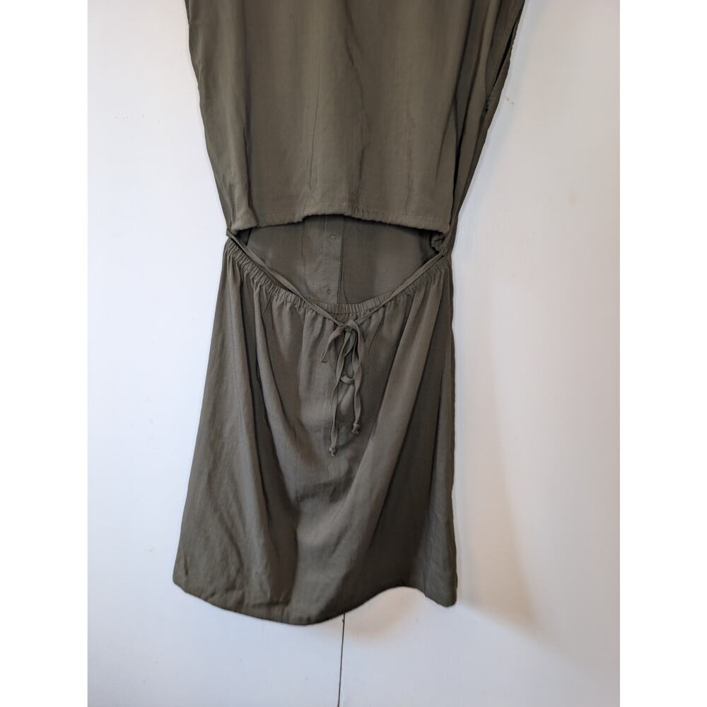 Doe & Rae Green Button Up Dress - Picture 9 of 9